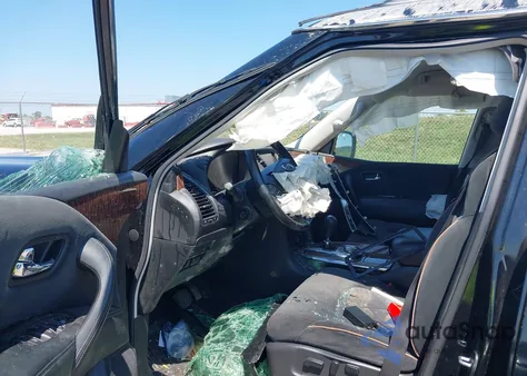 2019 Nissan Armada Sv из США, поврежденный, VIN JN8AY2NC9K9584235